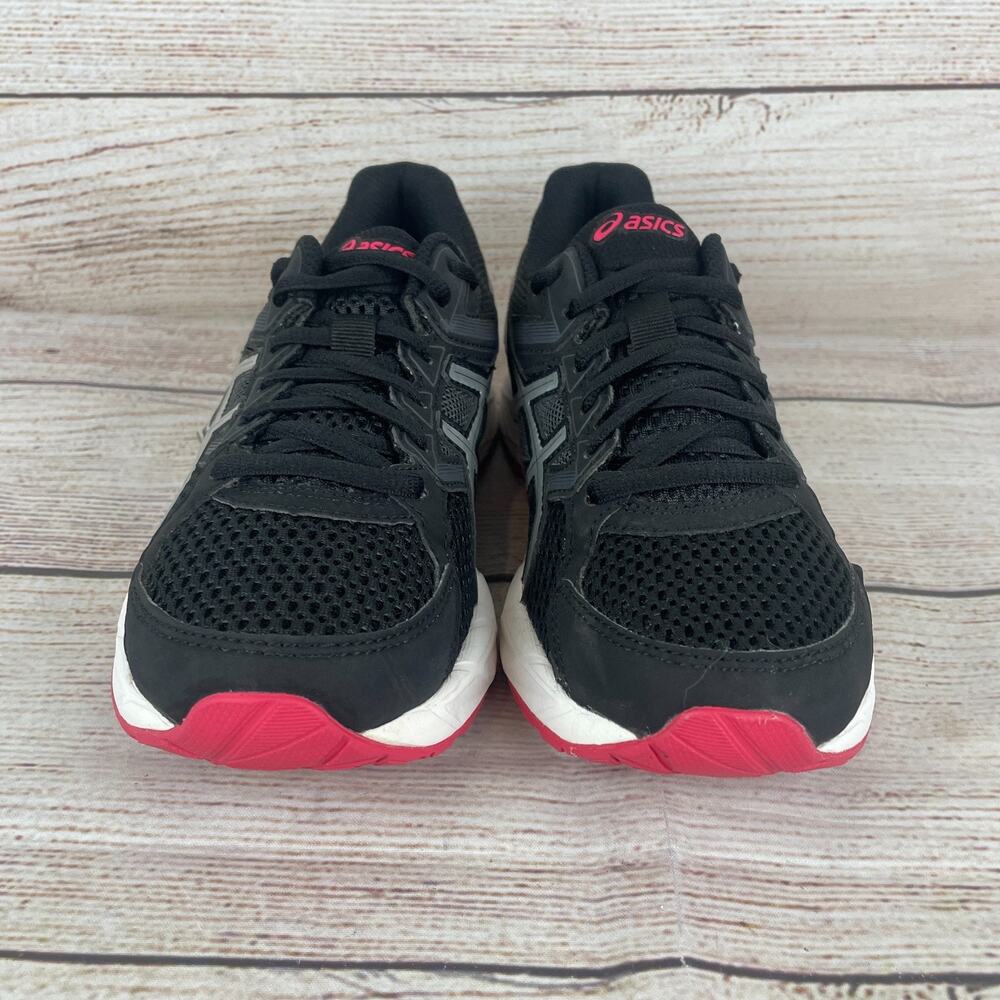 ASICS Gel-Contend 3 Womens Sz 6 Running Shoes Black Pink - Picture 3 of 10